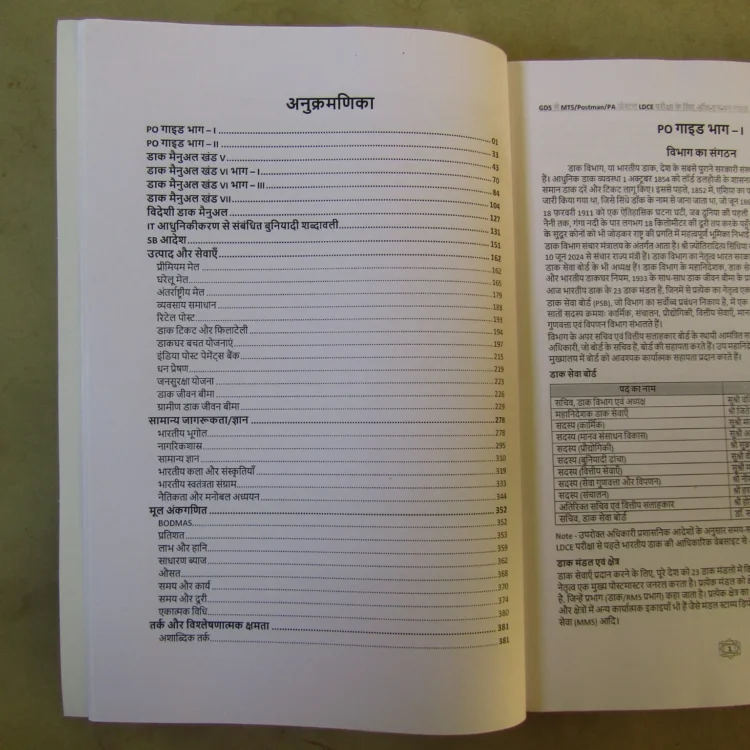 All in one guide for MTS, Postman, PA LDCE Exam (Hindi)