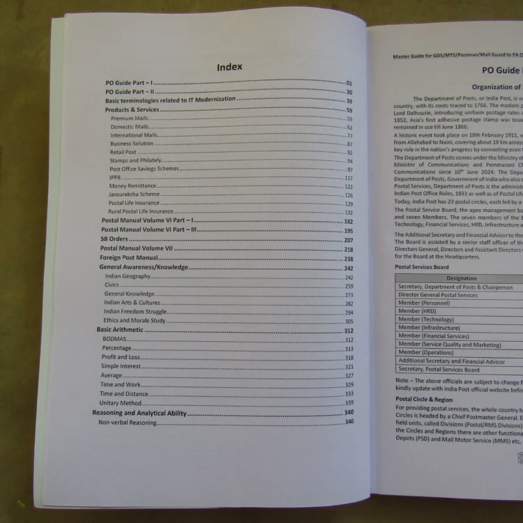 Master Guide for Postal PA & SA LDCE Exam (English)