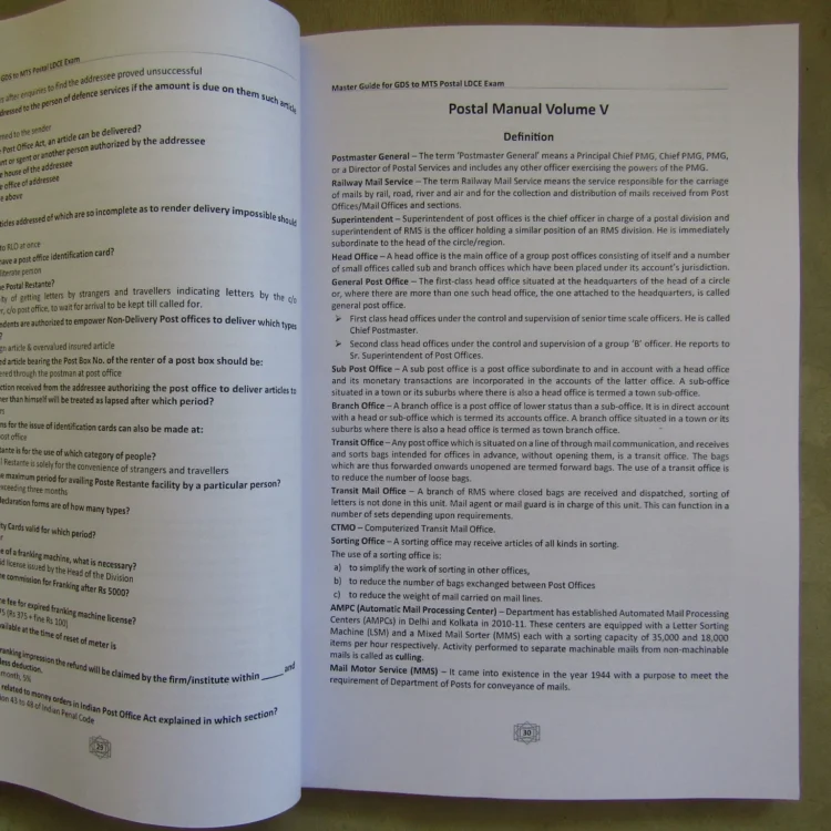 Master Guide for GDS to MTS LDCE Exam (English)
