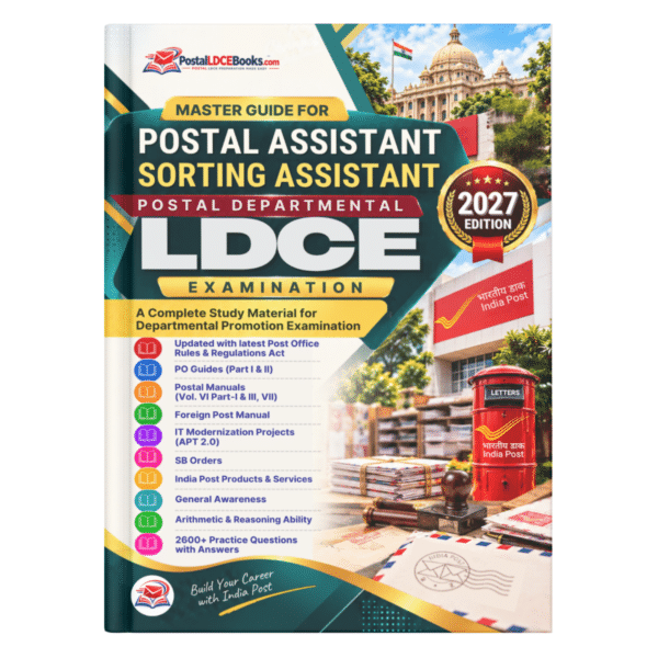 Postal PA & SA LDCE Exam Book – 2027 Edition